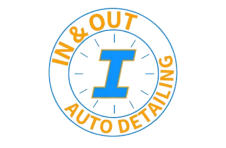 in and out auto detailing logo